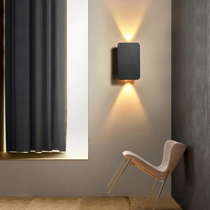 Wall Lights | Modern Rectangular Indoor LED Metal Lamp