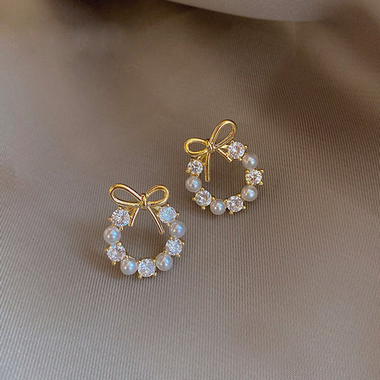 Delicate Pearl Earrings