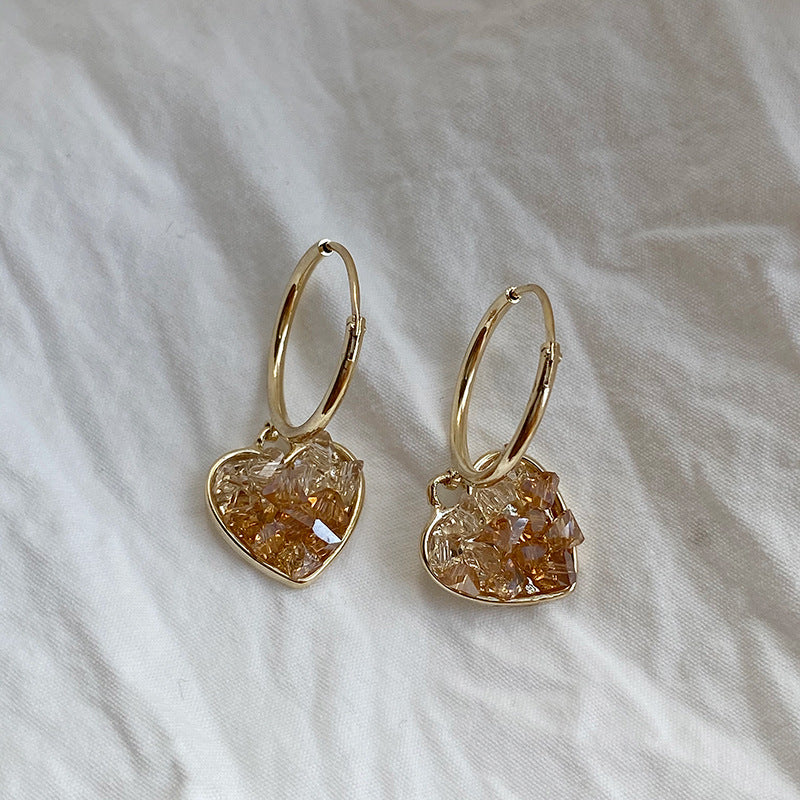 Champagne Gradient Crystal Earrings