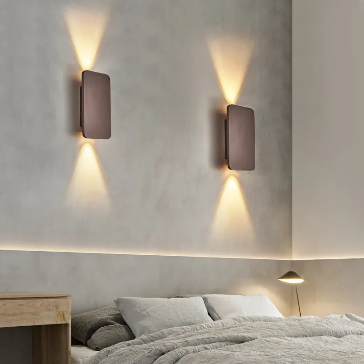 Wall Lights | Modern Rectangular Indoor LED Metal Lamp