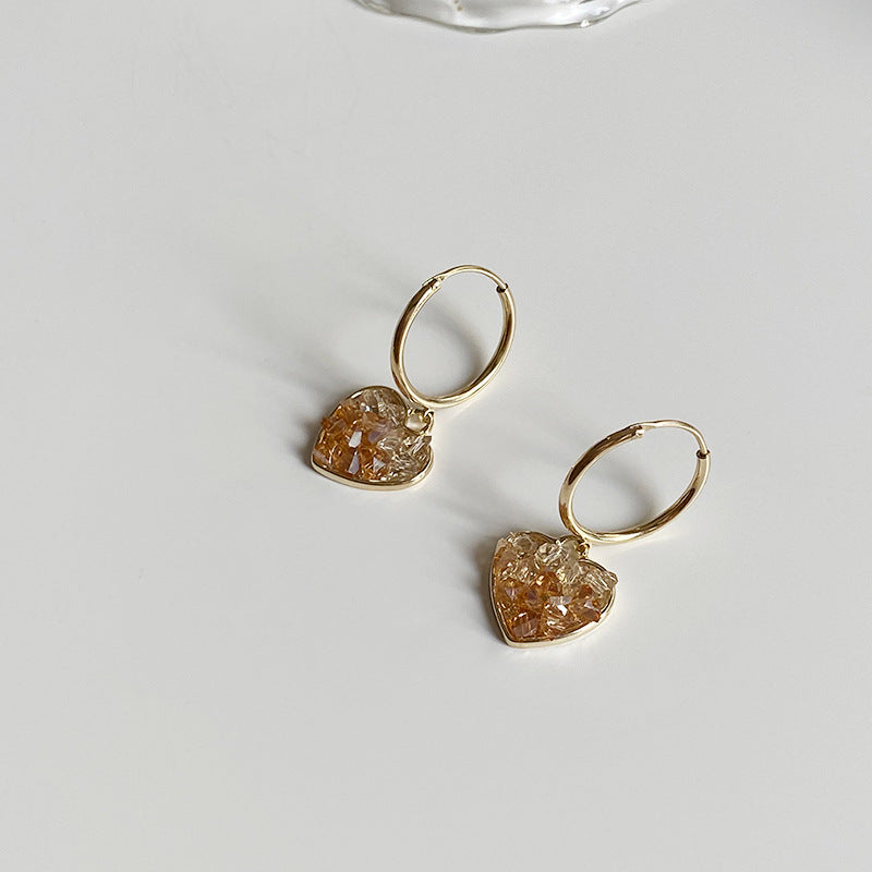 Champagne Gradient Crystal Earrings