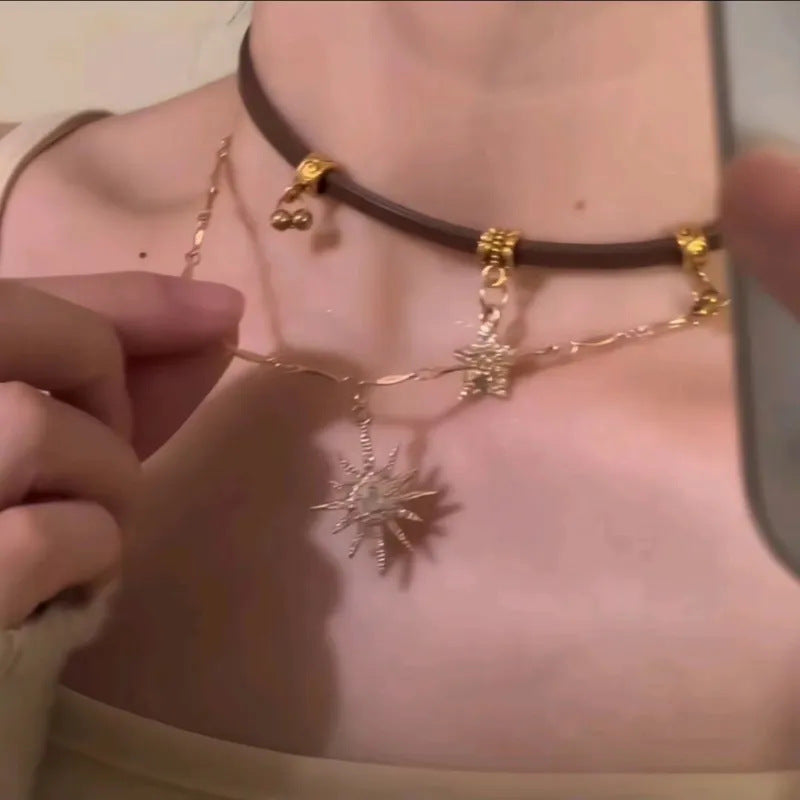 Vintage Sun God Pendant Necklace