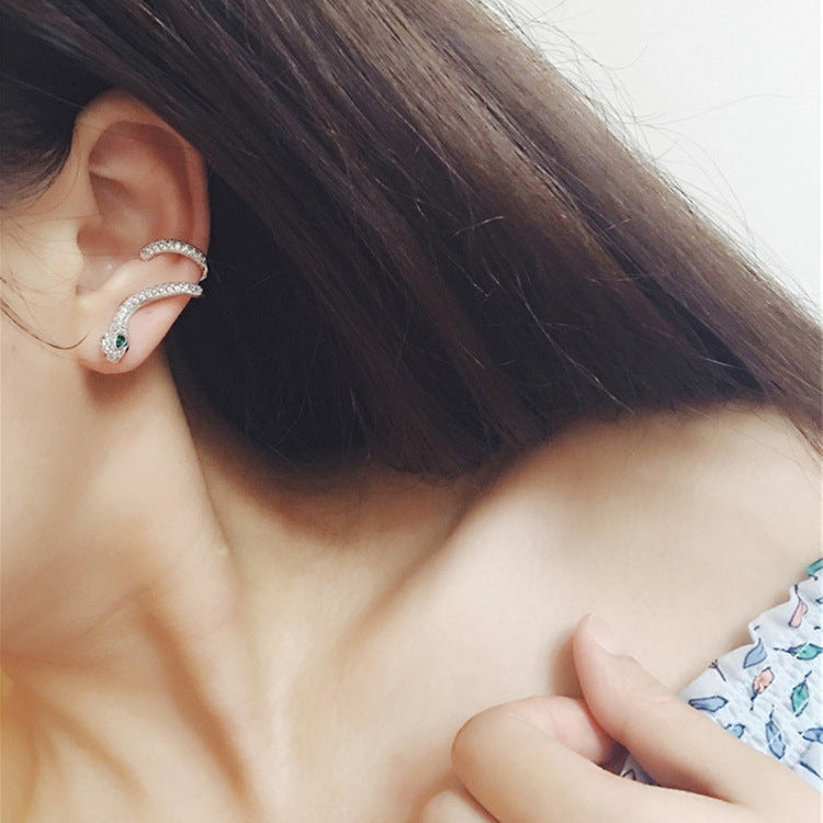 Crystal Snake Earrings