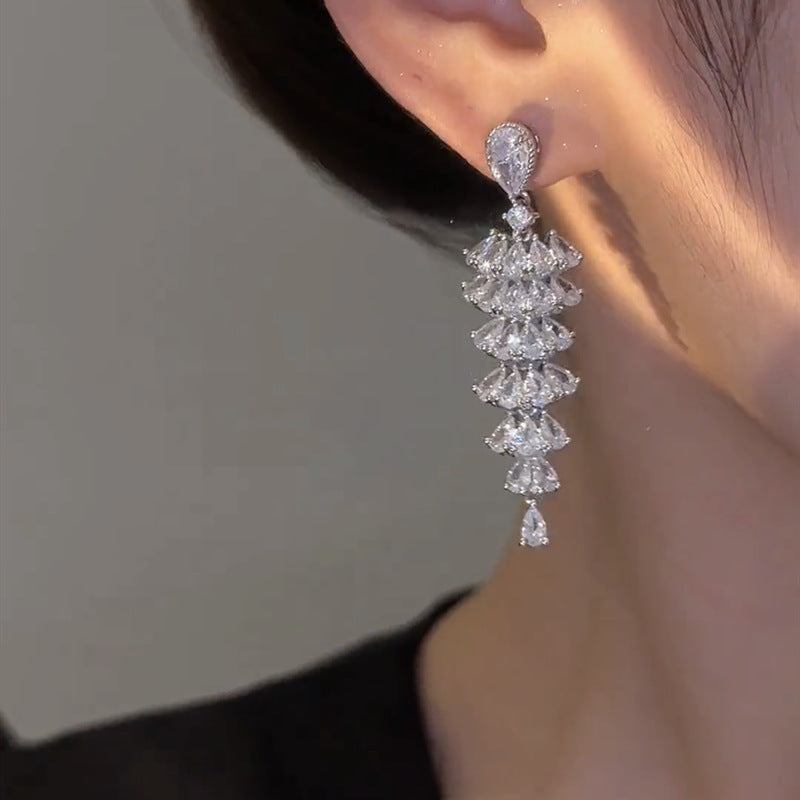 Scalloped Skirt Earrings