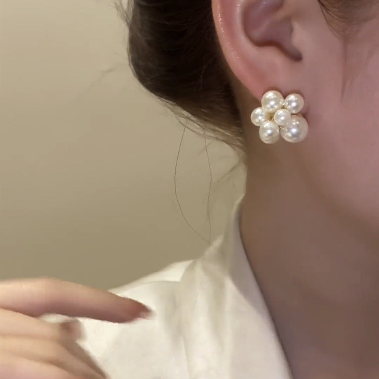 Flowering Pearl Earrings