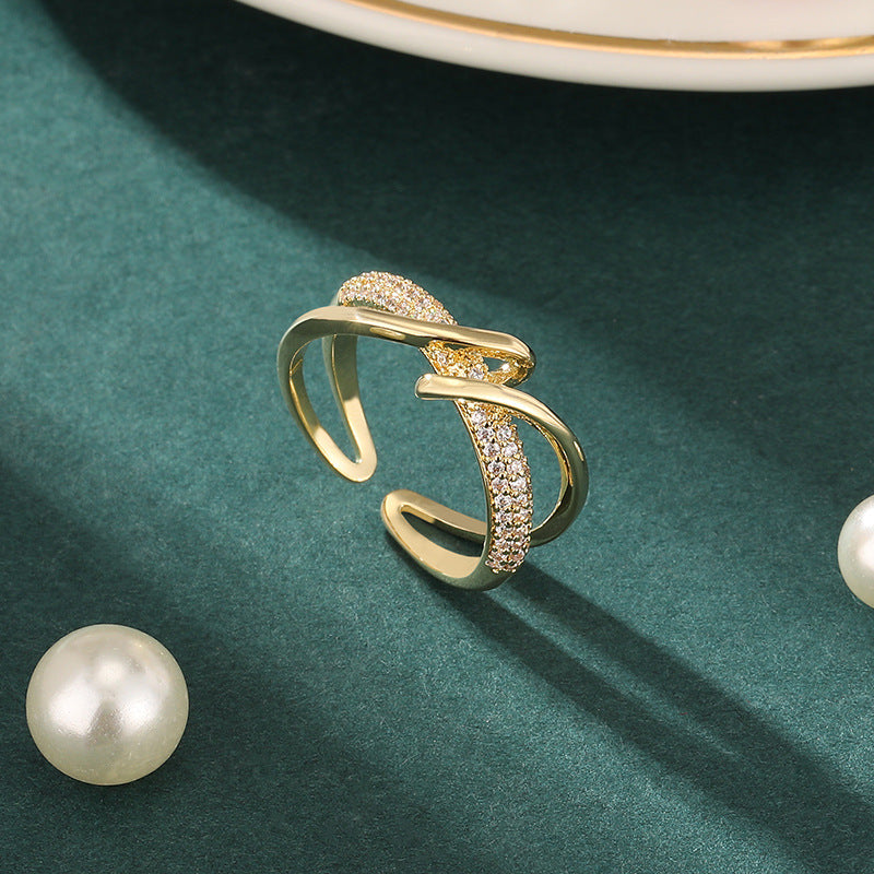 Personalised Geometric Adjustable Ring