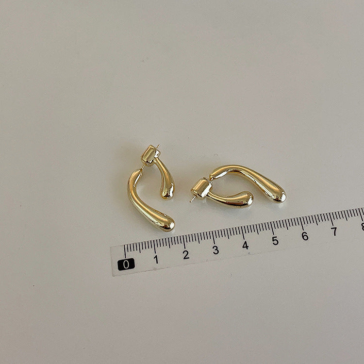 Shaped Drop Earrings