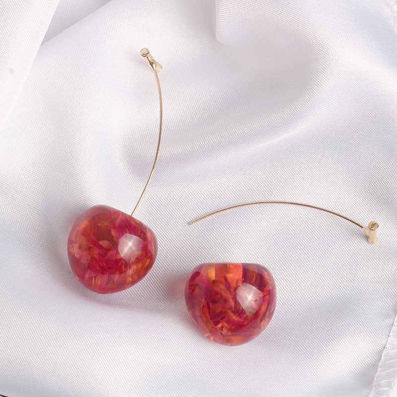 Celia Pink Cherry Earrings