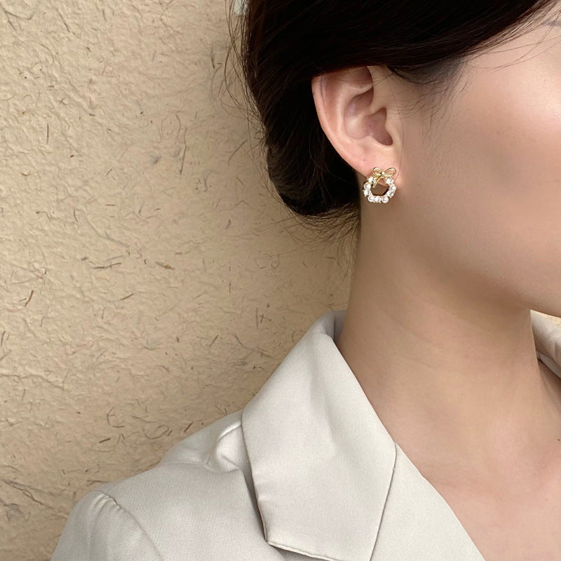 Delicate Pearl Earrings