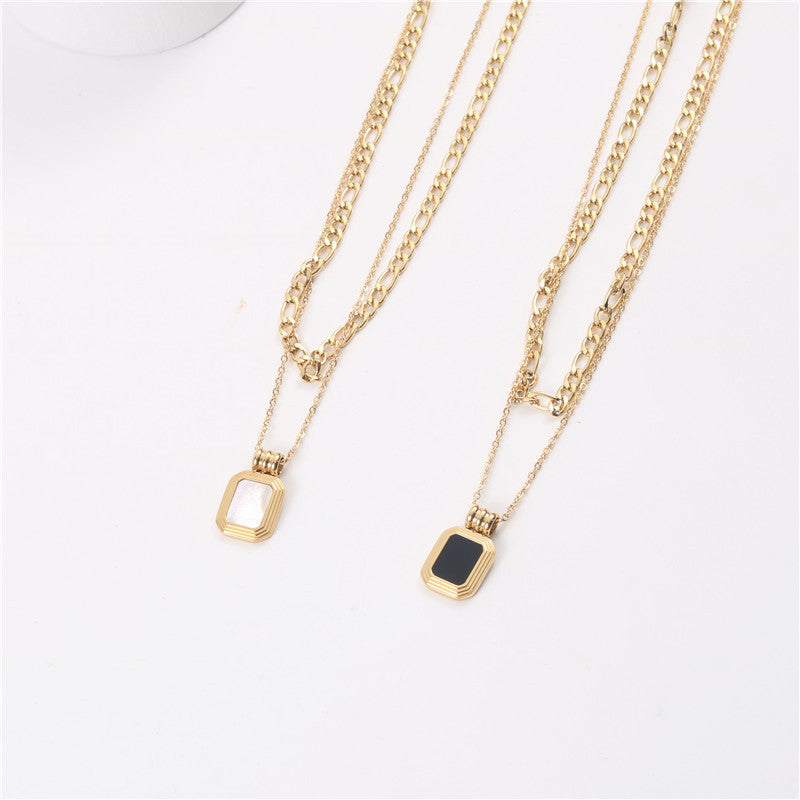 Layered necklace set