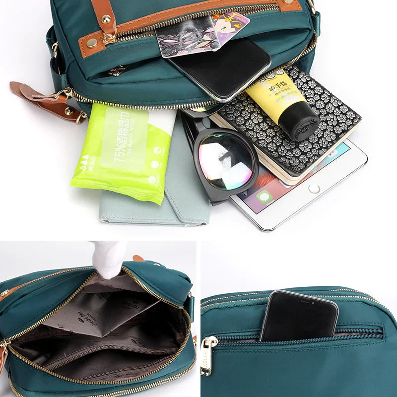 Nylon crossbody bag