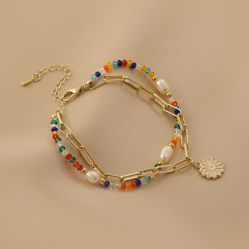 Colourful Beaded Stacking Bracelet