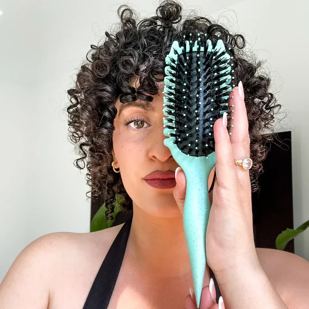 CurlDefine | Anti-Frizz Detangling Brush for Curly Hair
