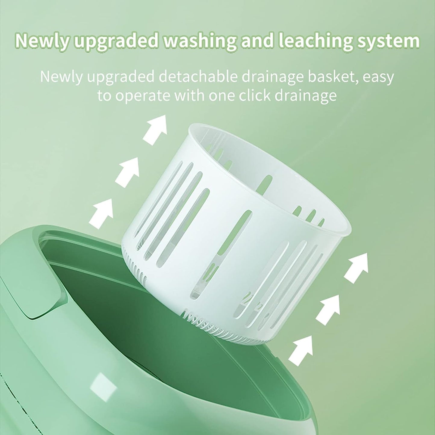 Washing Machine Portable Foldable Mini Laundry Bin