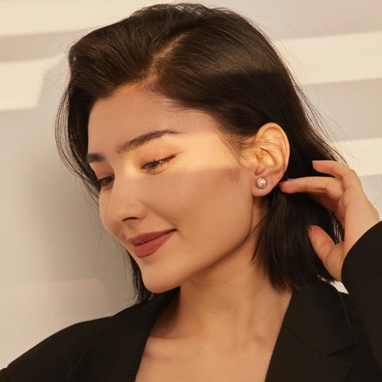 Pearl Stud Earrings