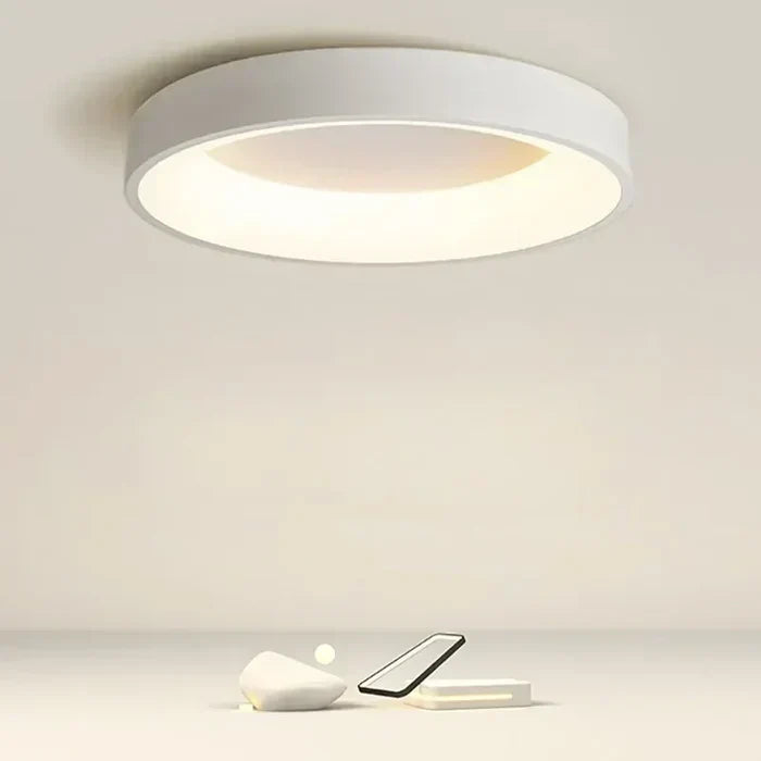 Round Ceiling Light | Scandinavian LED Flush Mount Fixture