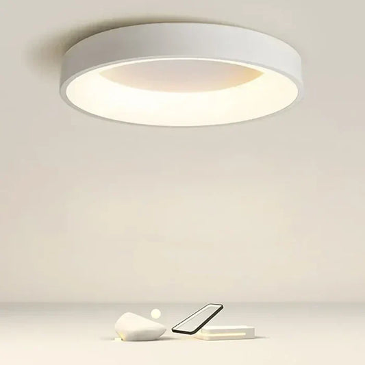 Round Ceiling Light | Scandinavian LED Flush Mount Fixture