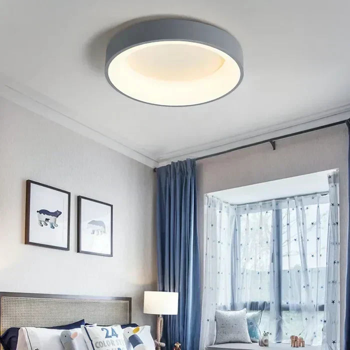 Round Ceiling Light | Scandinavian LED Flush Mount Fixture