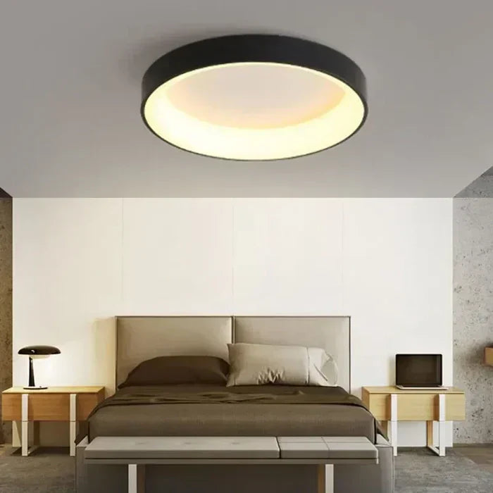 Round Ceiling Light | Scandinavian LED Flush Mount Fixture