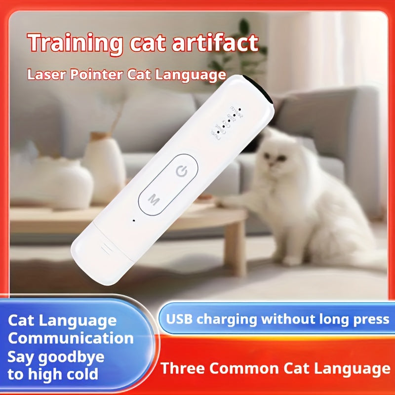 Cat Laser Toy Rechargeable Interactive Pet Teaser