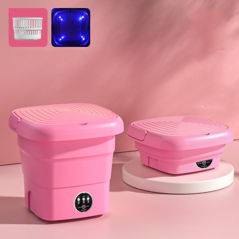 Washing Machine Portable Foldable Mini Laundry Bin