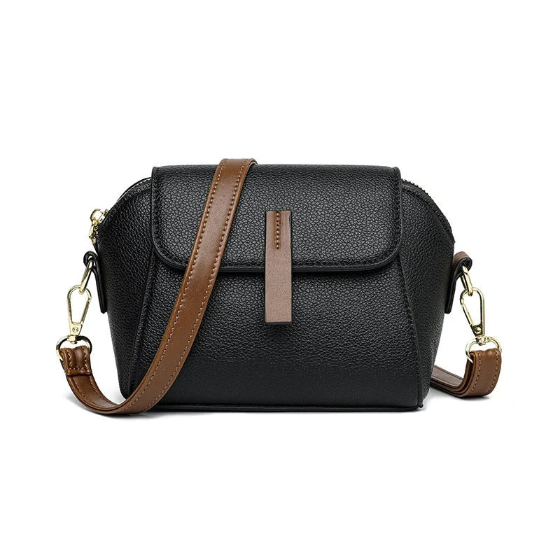 Lightweight luxurious soft leather - trendy and versatile crossbody bag