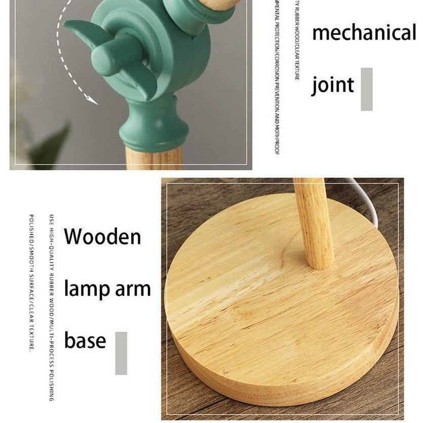 Wooden Adjustable Table Lamp | Nordic Lighting