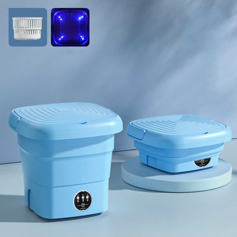 Washing Machine Portable Foldable Mini Laundry Bin