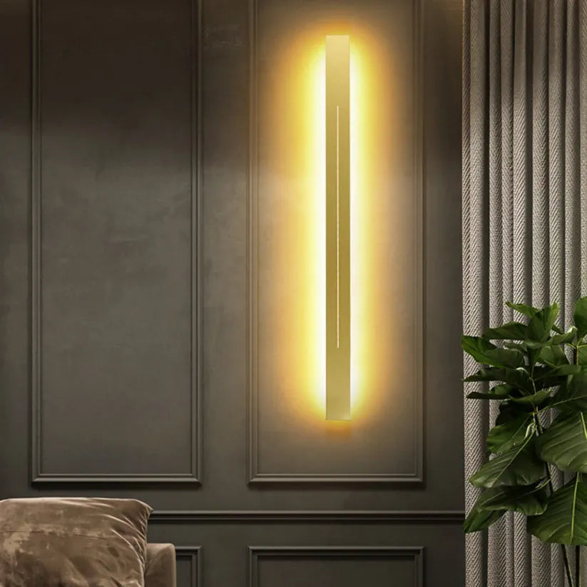 LED Wall Light | Modern Vertical Black Indoor Sconce