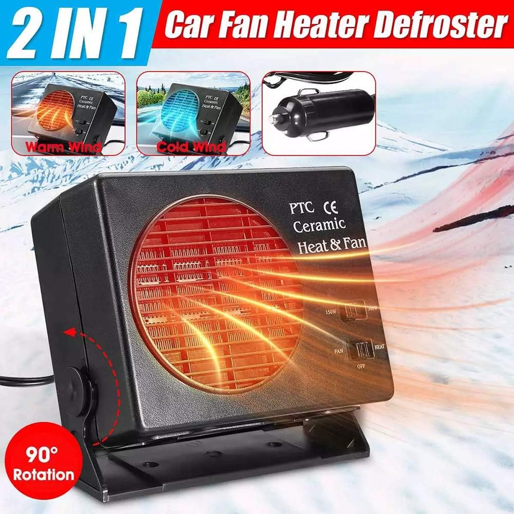 Car Heater Fan with 12V Ceramic Heating Element