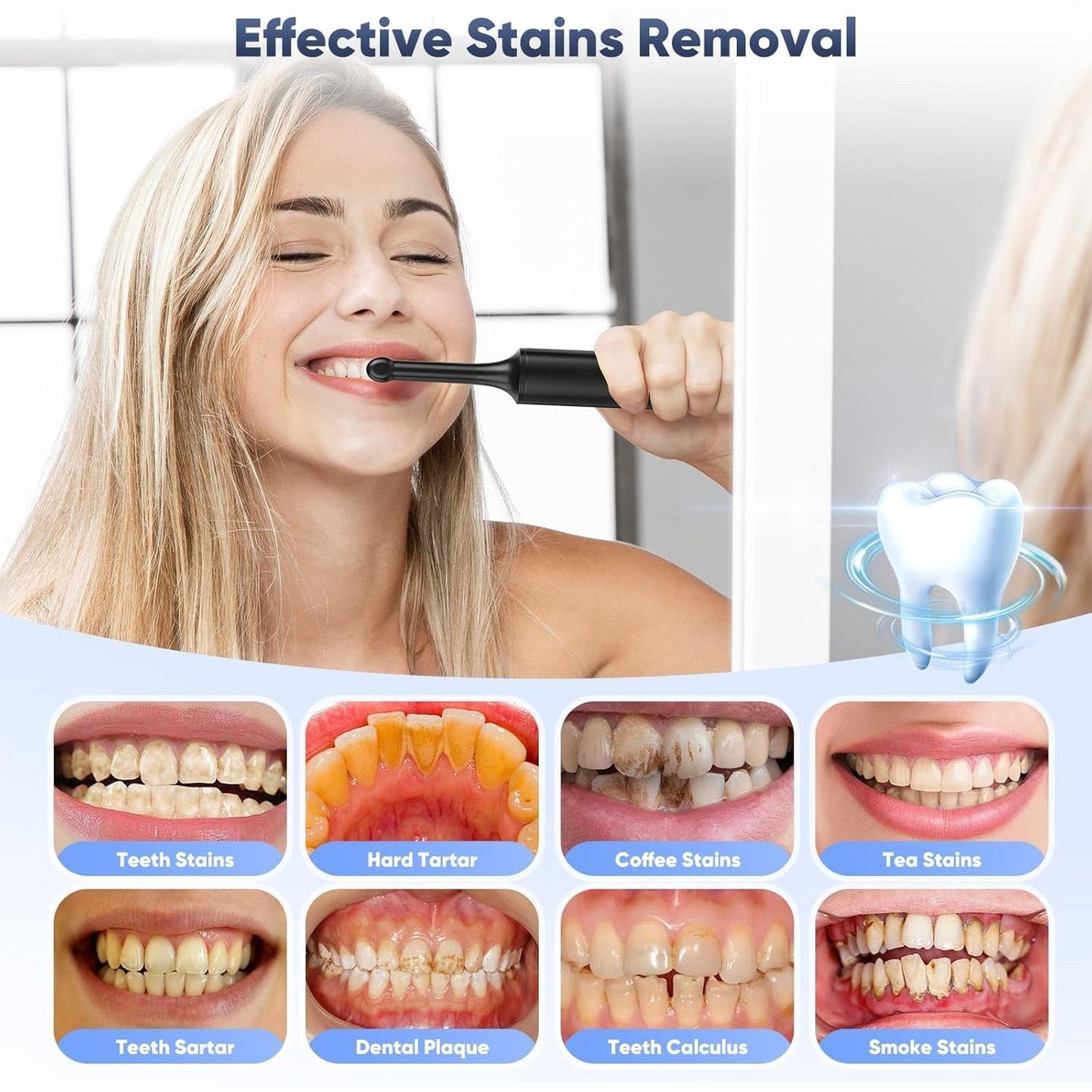 Teeth Polisher | Wireless Tartar Remover Tool for Home