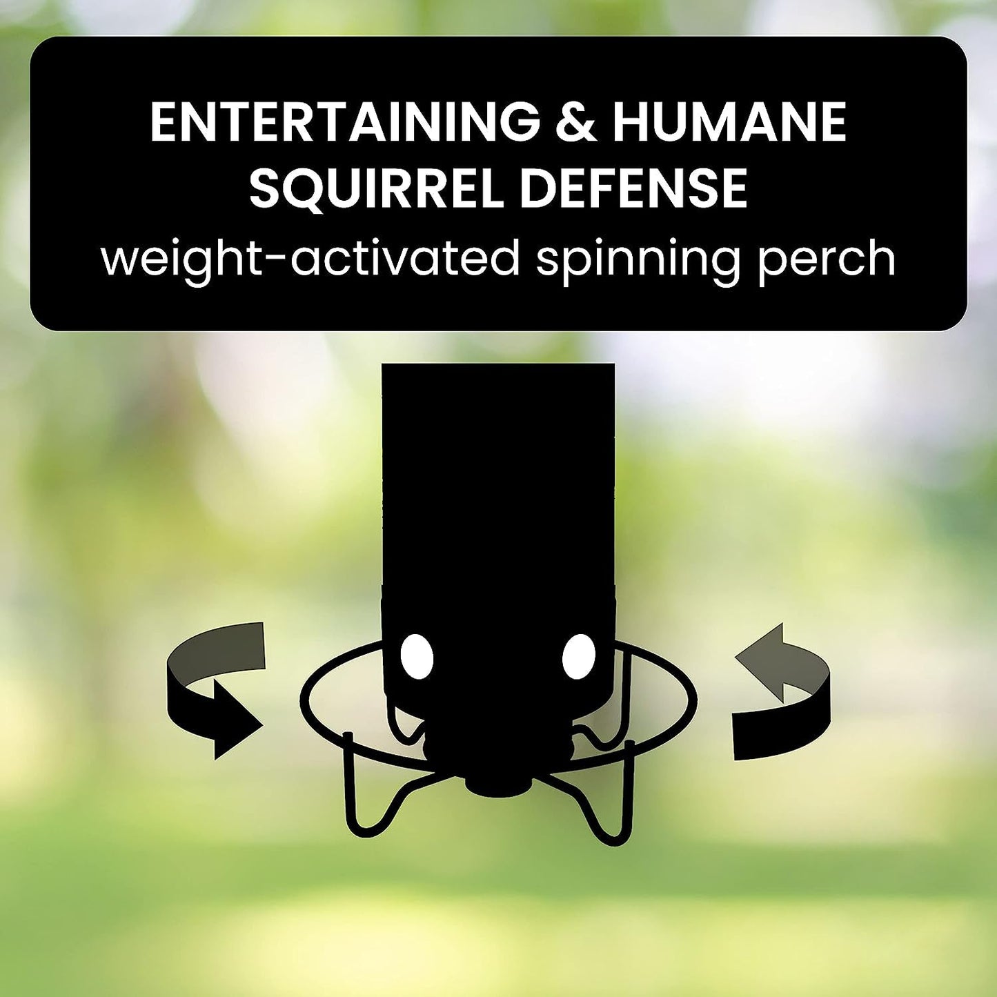 Bird Feeder Hanging Metal Squirrel Proof Tube