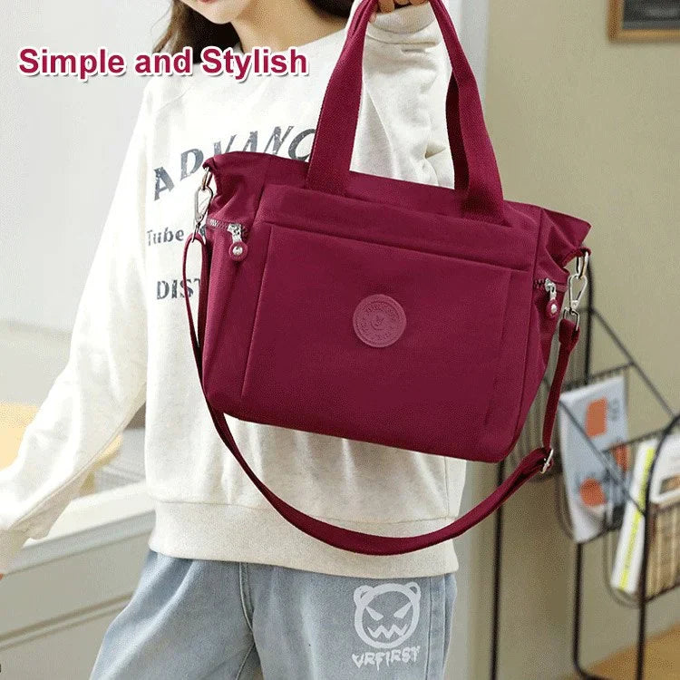Multicolored large capacity tote bag for women