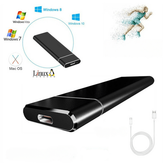 External SSD Portable High Speed Aluminium Drive