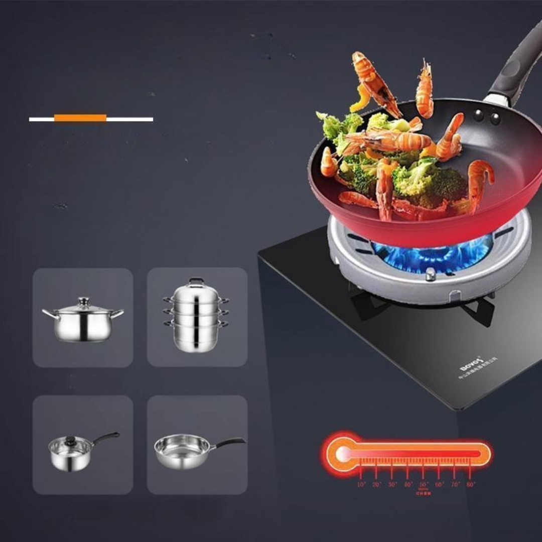 Gas Stove Ring for Faster Energy-Saving Cooking