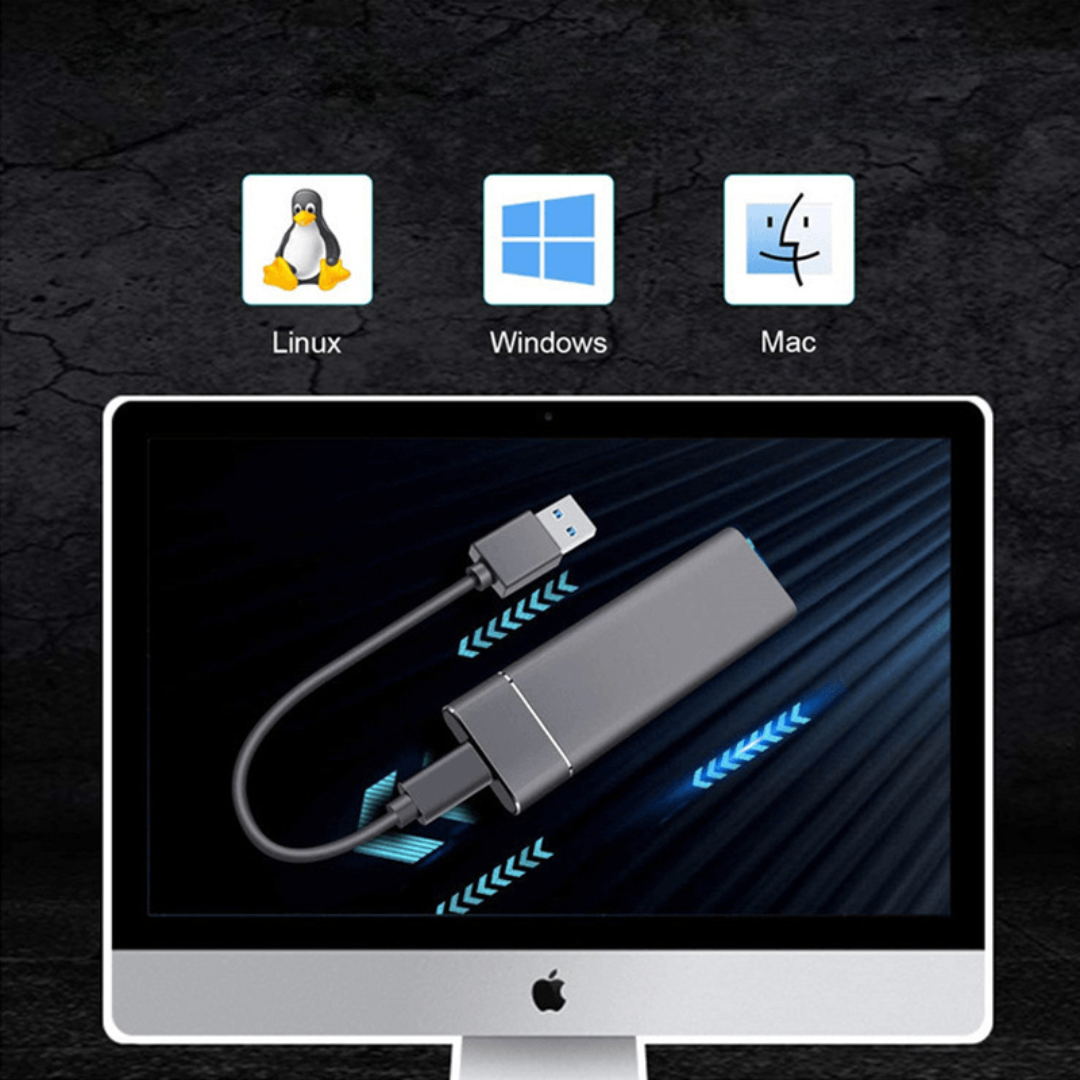 External SSD Portable High Speed Aluminium Drive