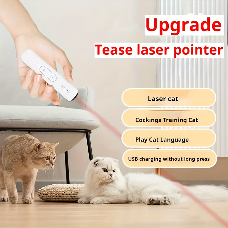 Cat Laser Toy Rechargeable Interactive Pet Teaser