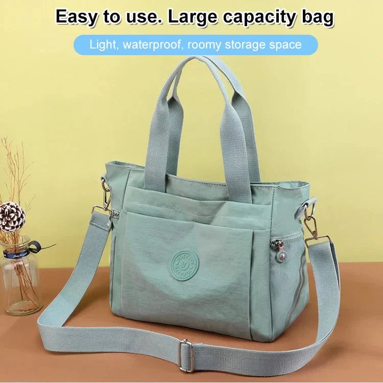 Multicolored large capacity tote bag for women