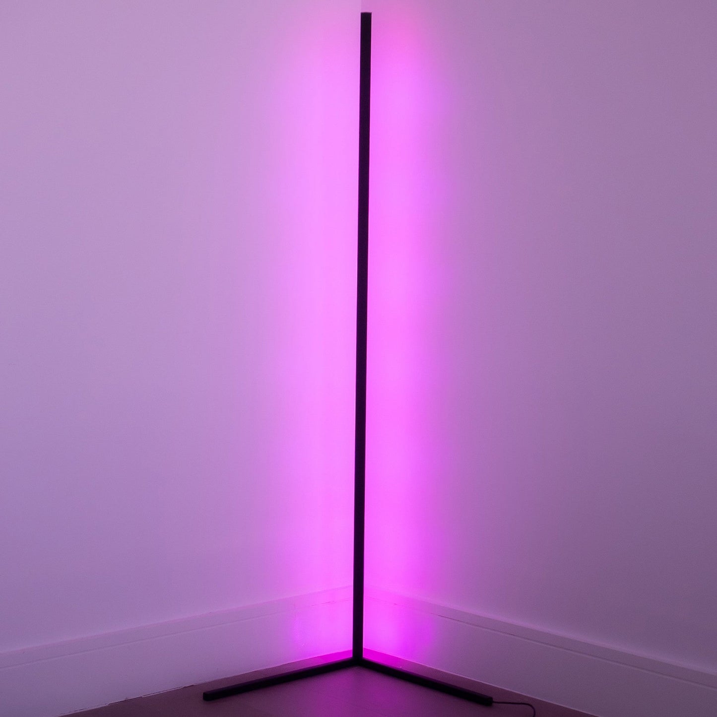 Slim LED Corner Lamp | Adjustable Brightness for Living Room or Bedroom