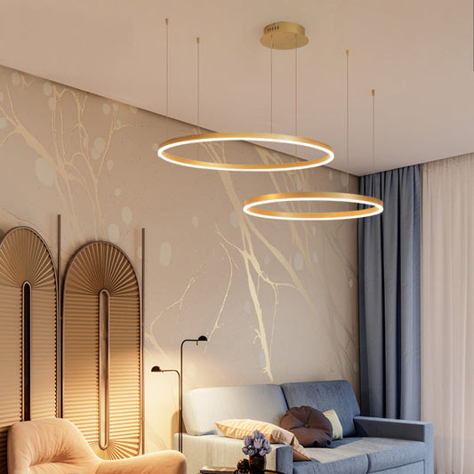 Ceiling Light | Modern Dimmable Ring Hanging Fixture