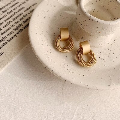 Luxury Gold Hoop Earrings