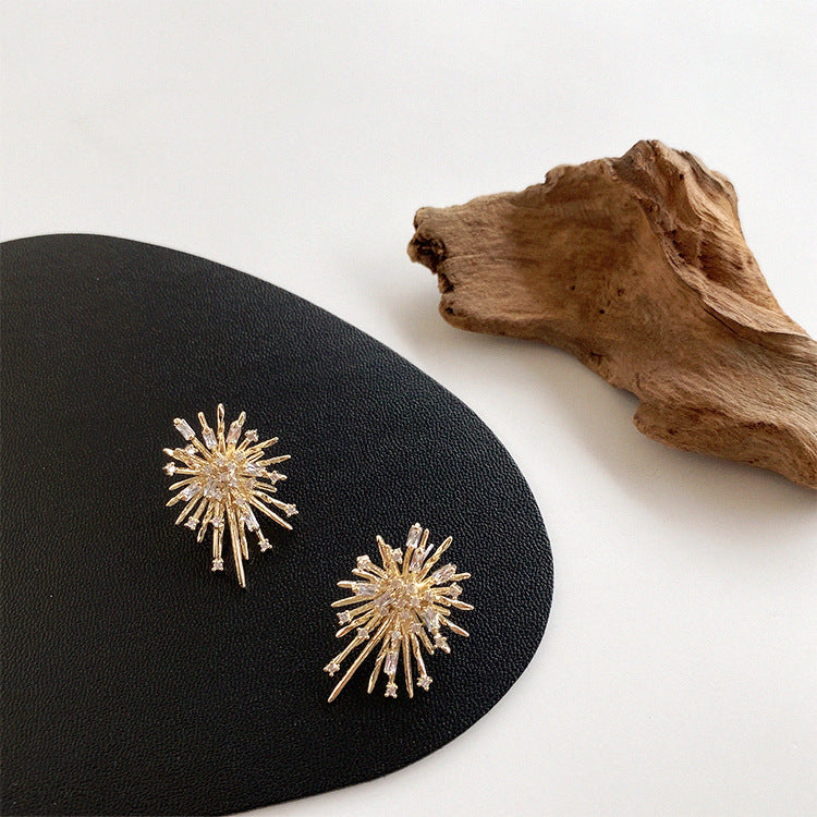 Firework Zirconia Earrings