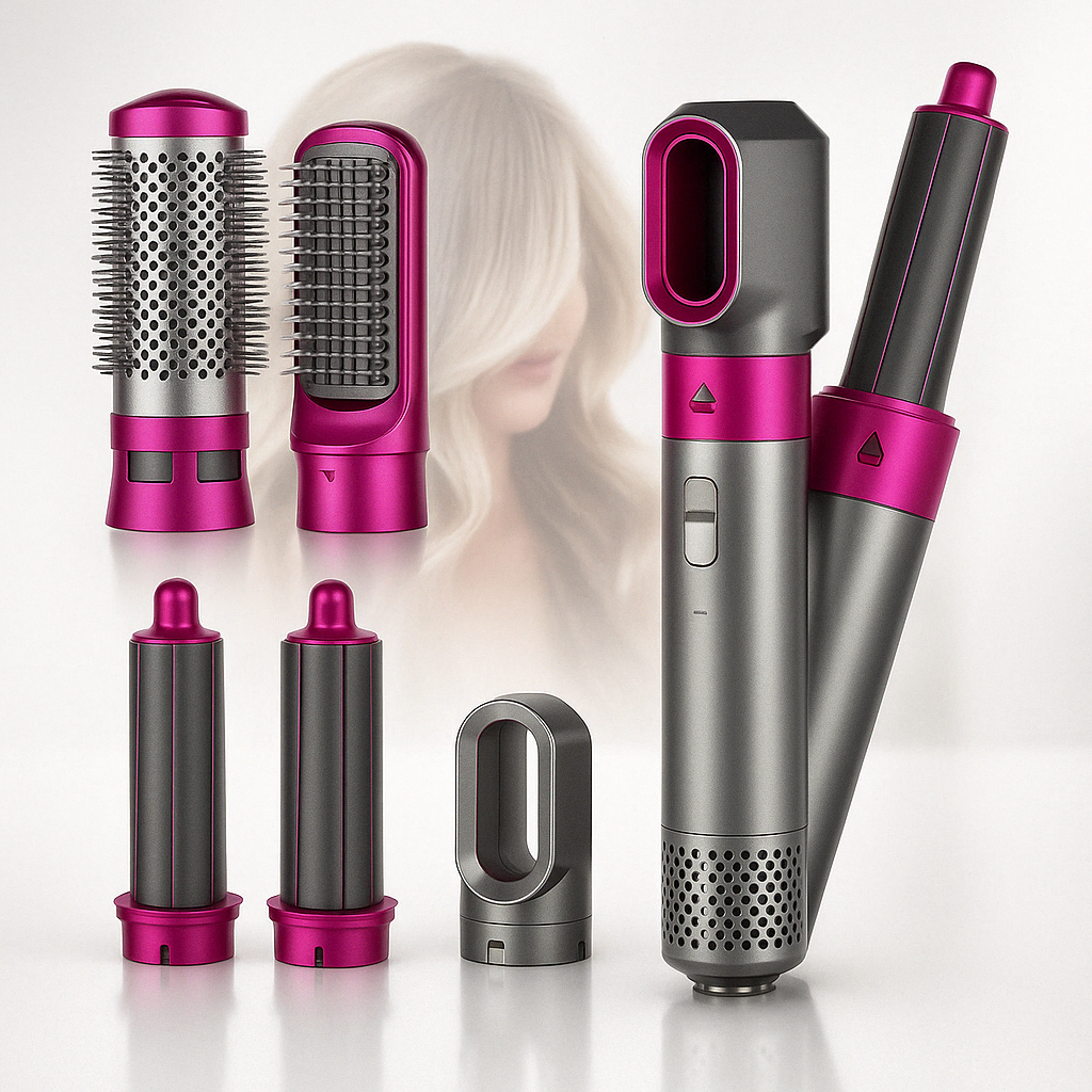 Hair Styler Set with Curling and Drying Tools