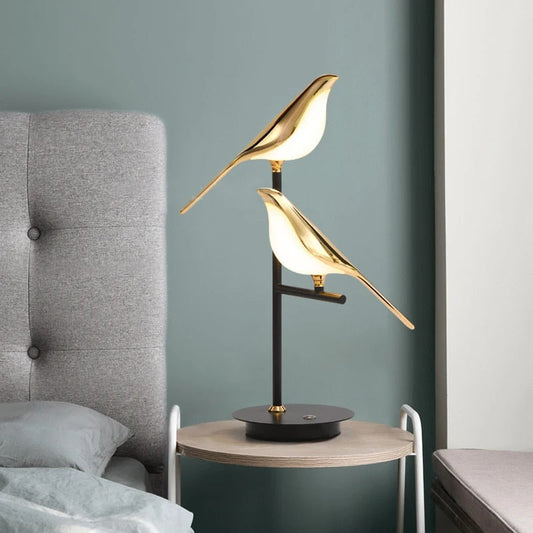 LED Table Lamp Bird Modern Sculpture
