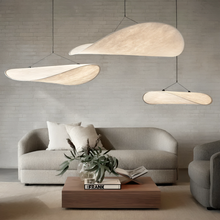 Soft Flowing Ceiling Lights for Living Room