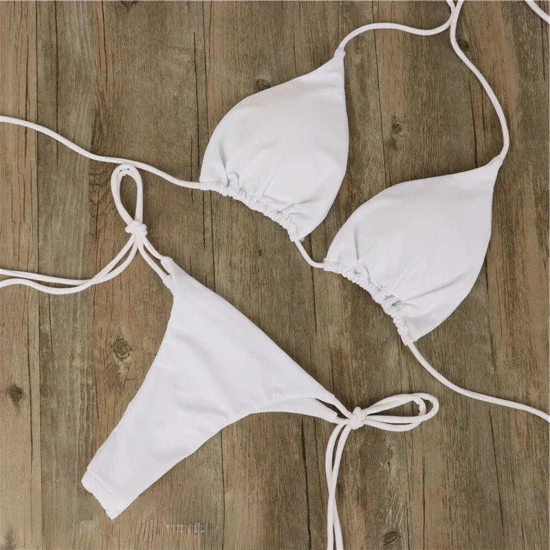 Bikini Swimwear Set with Minimal Tan Lines