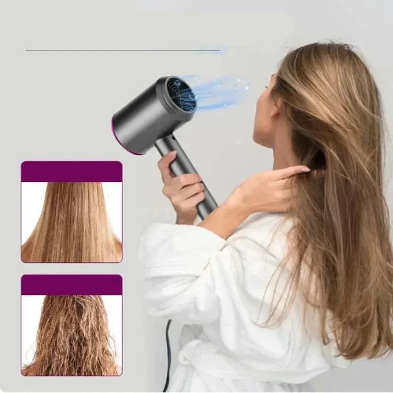 Hair Dryer Brush | High-Speed Quiet Styler for Home