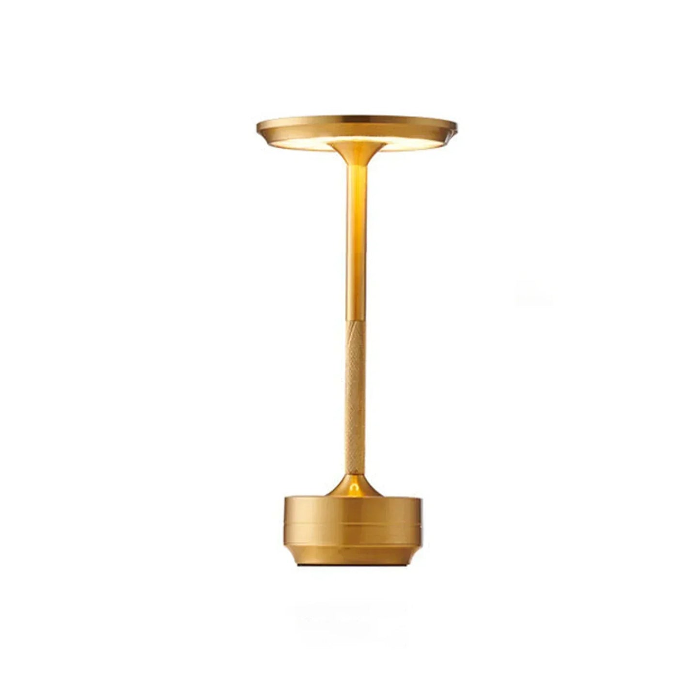LED Table Lamp Modern Gold Metal Rechargeable