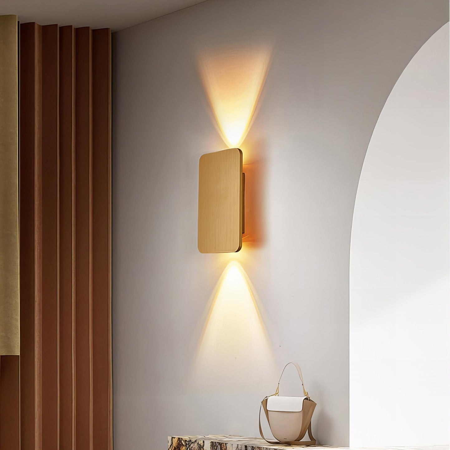 Wall Lights | Modern Rectangular Indoor LED Metal Lamp