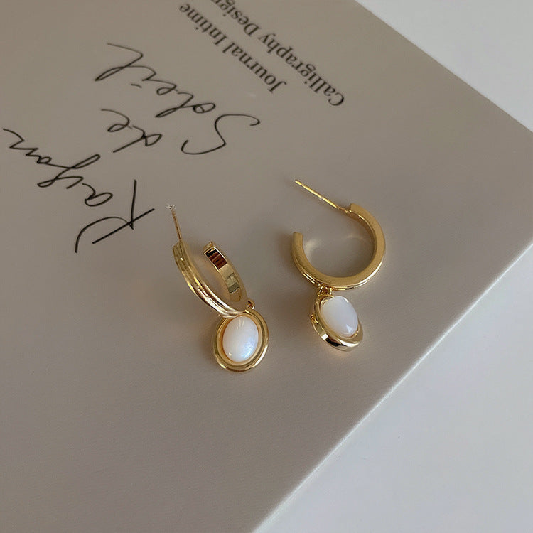 Natural Stone Vintage Earrings